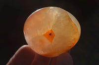 Polished Carnelian Agate Palm Stones  x 14 From Madagascar - Toprock Gemstones and Minerals