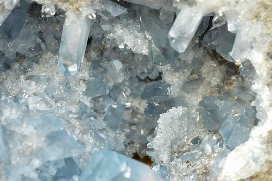 Natural XXL Celestite Geode With Gorgeous Acicular / Prismatic Crystals x 1 From Sakoany, Madagascar - TopRock