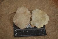 Natural Drusy Coated Mountain Quartz Specimens  x 18 From Alberts Mountain, Lesotho - TopRock