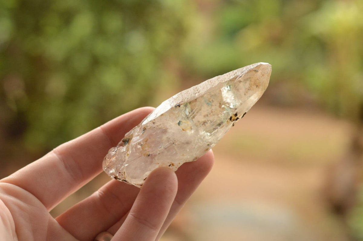 Natural Single Clear Quartz Crystals x 35 From Madagascar - TopRock