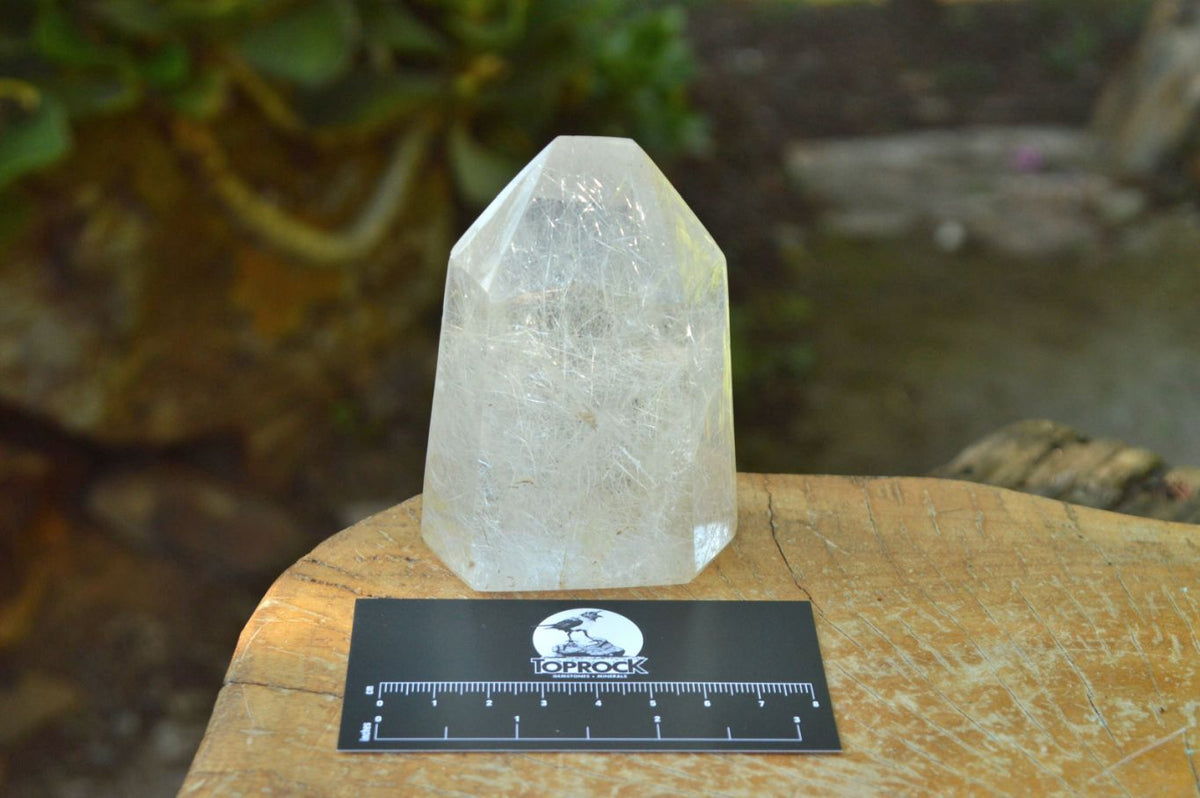 Polished Stunning Pair Of Window Quartz Crystals x 2 From Madagascar - TopRock