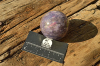 Polished Purple Lepidolite Spheres  x 5 From Madagascar - TopRock