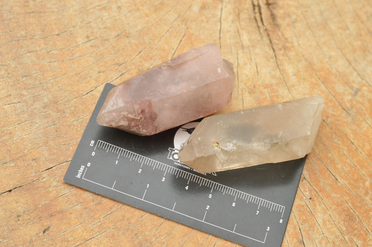 Natural Single Clear Quartz Crystals x 35 From Madagascar - TopRock