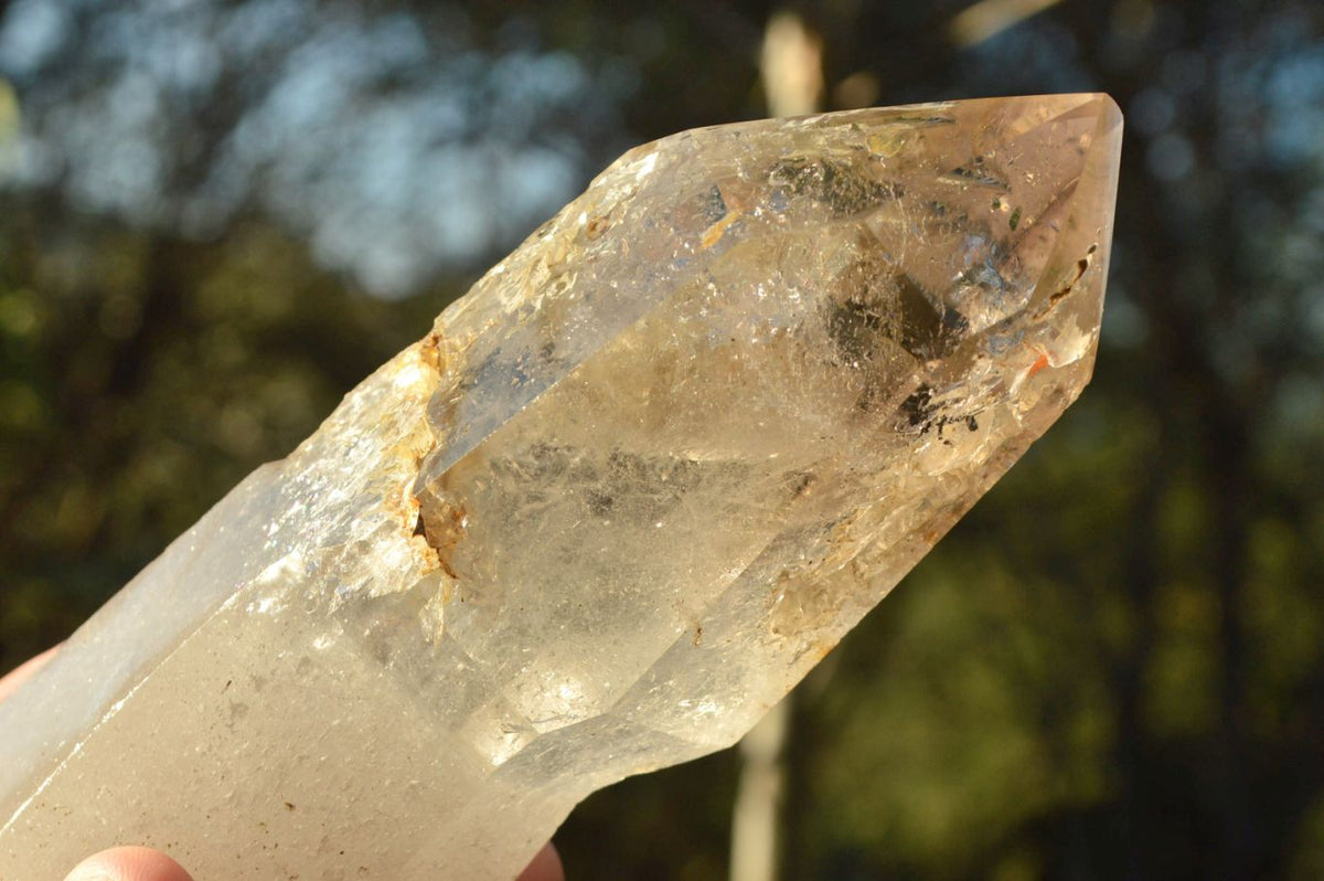 Polished Stunning Pair Of Window Quartz Crystals x 2 From Madagascar - TopRock