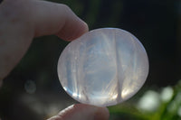 Polished Gemmy Pink Rose Quartz Palm Stones  x 12 From Madagascar - Toprock Gemstones and Minerals