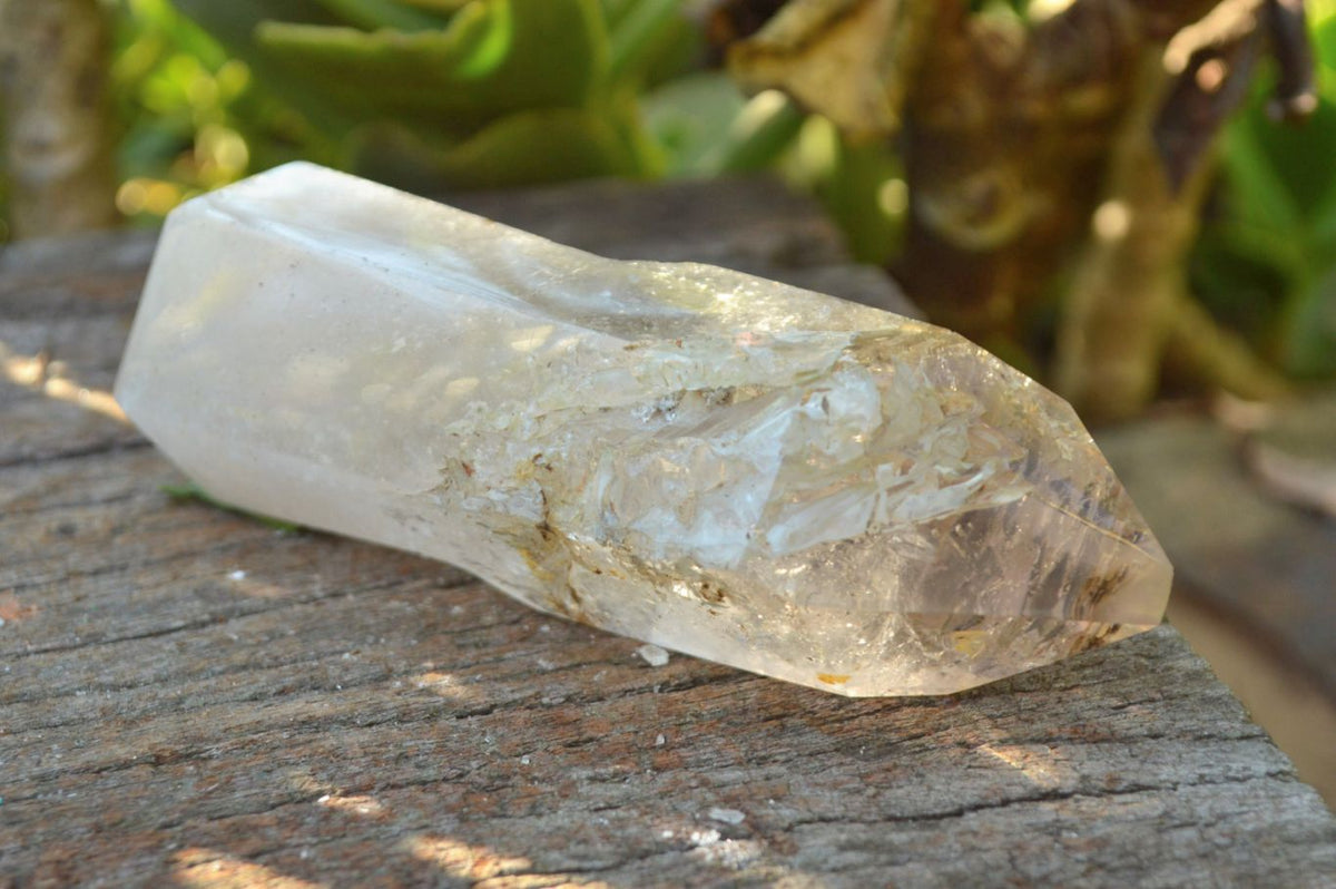 Polished Stunning Pair Of Window Quartz Crystals x 2 From Madagascar - TopRock
