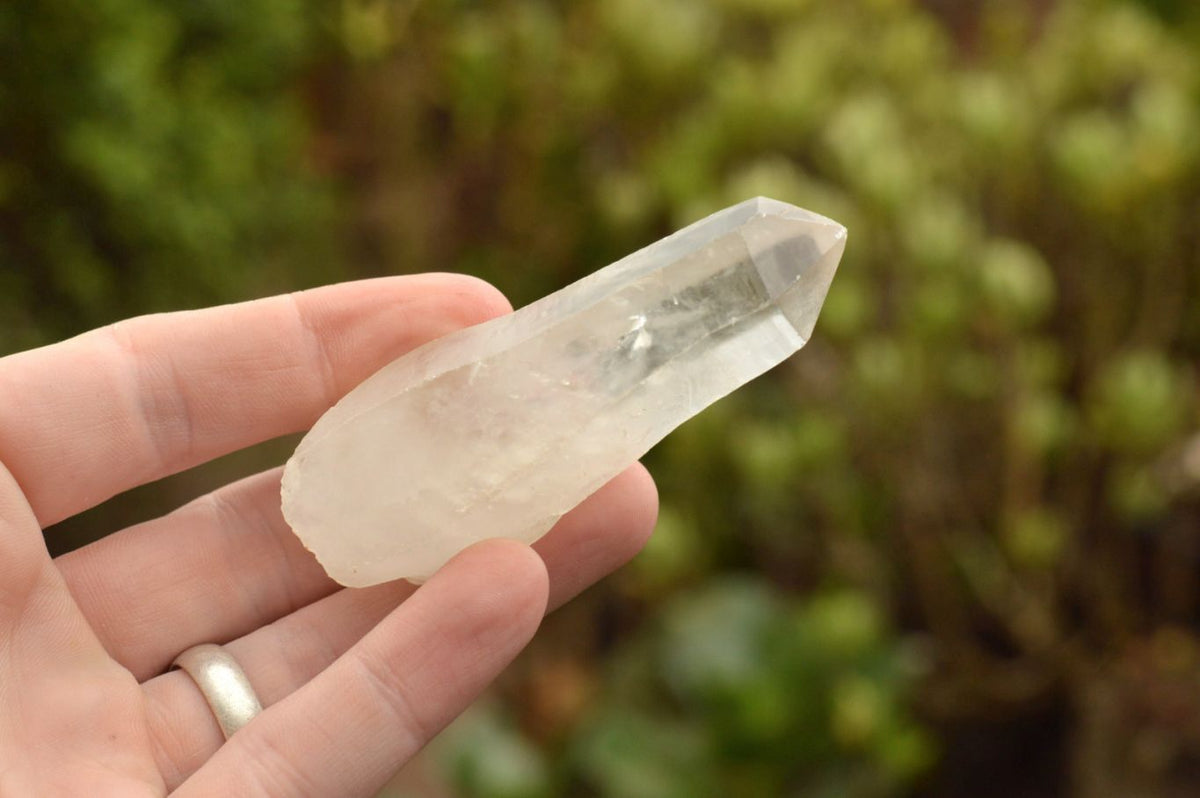 Natural Single Clear Quartz Crystals x 35 From Madagascar - TopRock