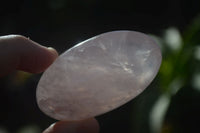 Polished Gemmy Pink Rose Quartz Palm Stones  x 12 From Madagascar - Toprock Gemstones and Minerals
