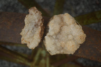 Natural Drusy Coated Mountain Quartz Specimens  x 18 From Alberts Mountain, Lesotho - TopRock