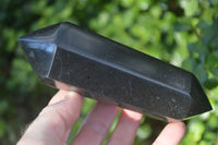 Polished Double Terminated Black Basalt Points  x 4 From Antsirabe, Madagascar - Toprock Gemstones and Minerals