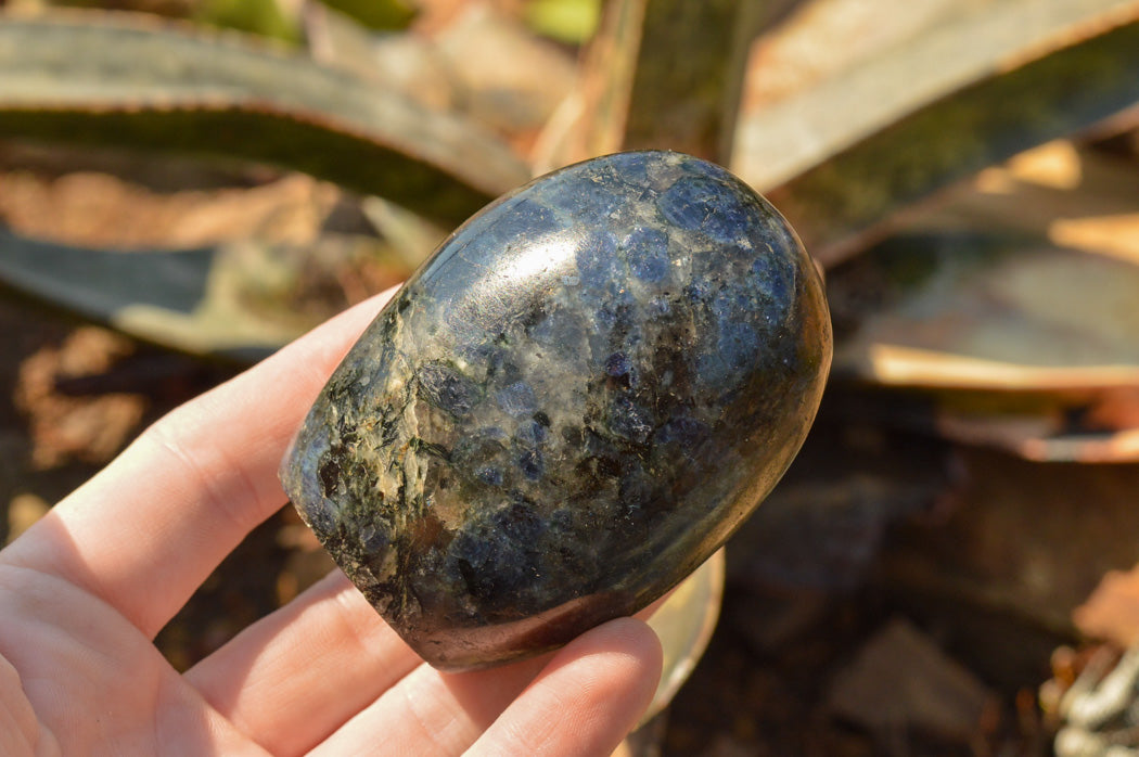 Polished Rare Blue Iolite / Water Sapphire Standing Free Forms x 6 From Madagascar - TopRock