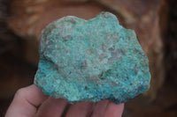 Natural Rough Blue Shattuckite Specimens  x 6 From Kaokoveld, Namibia - Toprock Gemstones and Minerals
