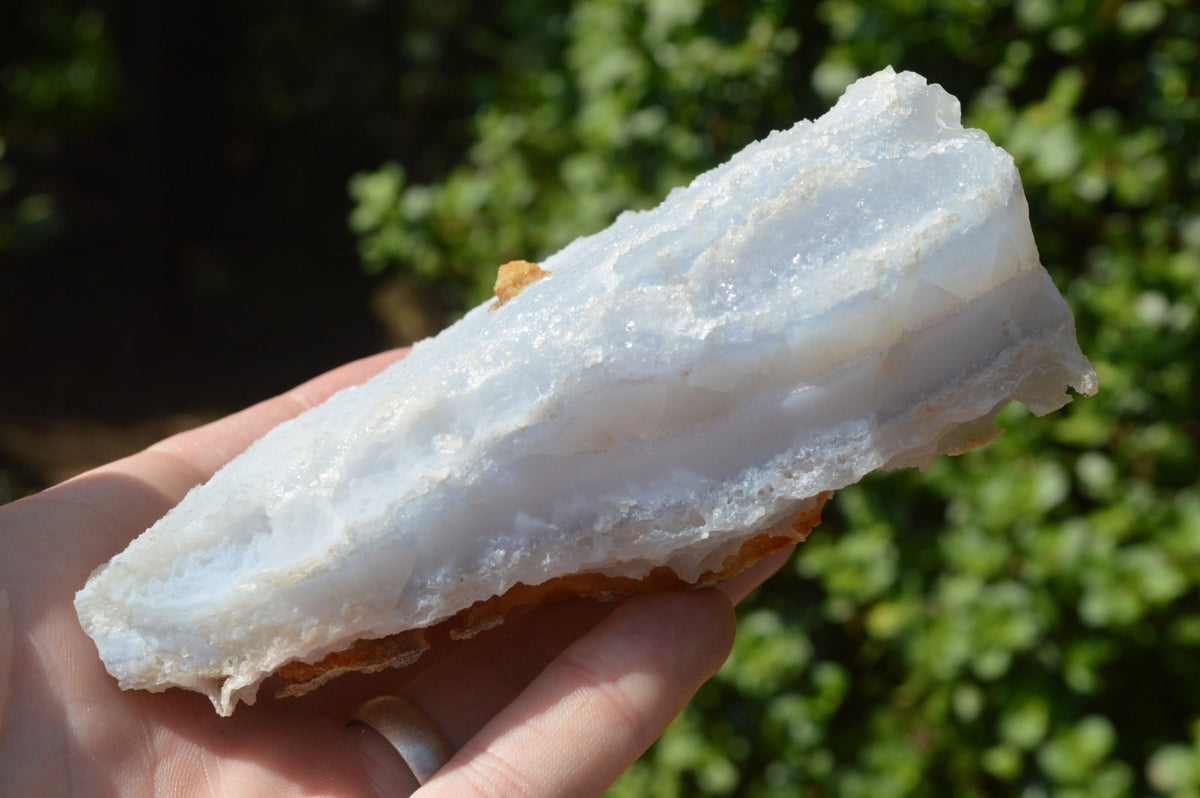 Natural Etched Blue Lace Agate Chalcedony Specimens x 5 From Nsanje, Malawi - TopRock