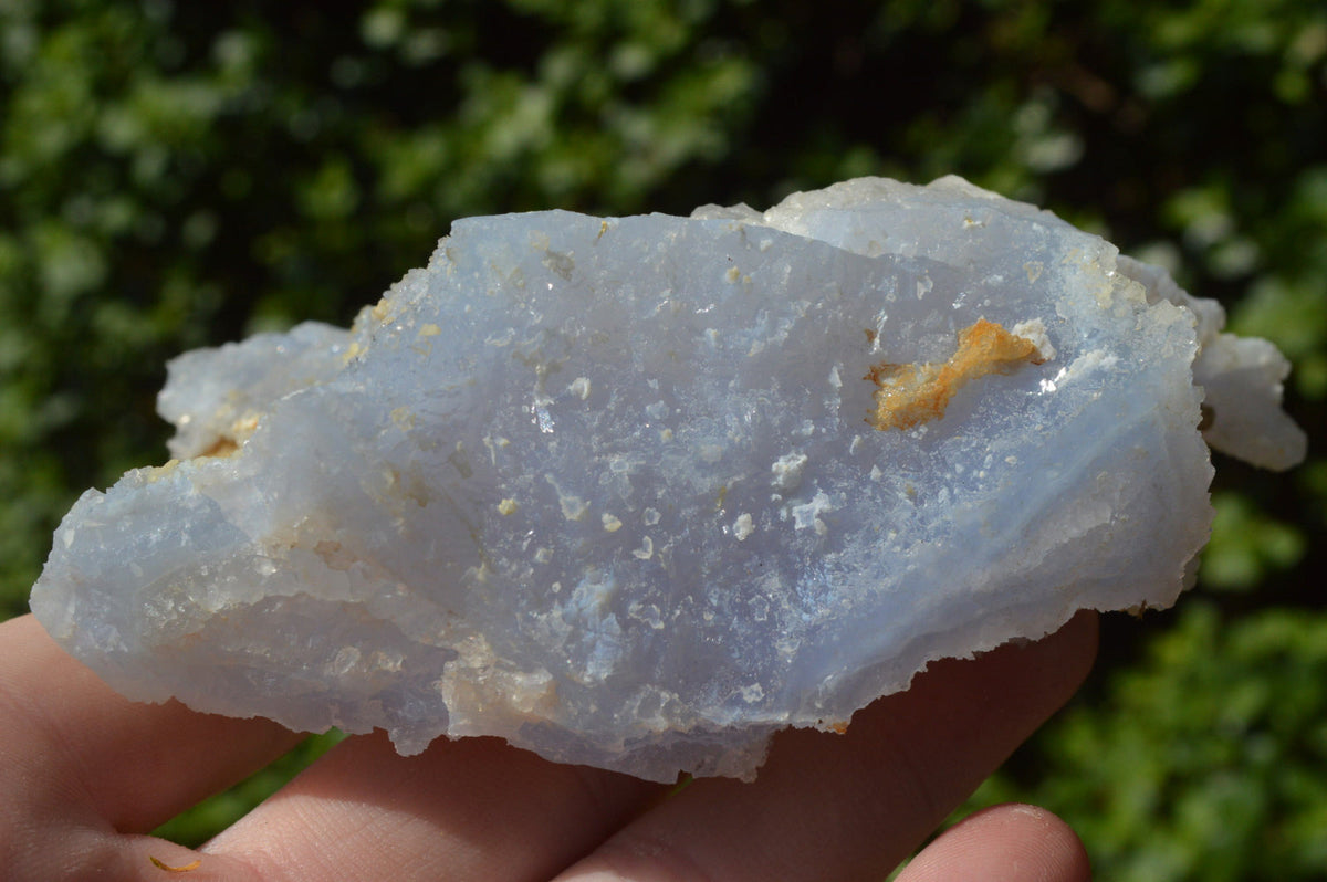 Natural Etched Blue Lace Agate Chalcedony Specimens x 5 From Nsanje, Malawi - TopRock