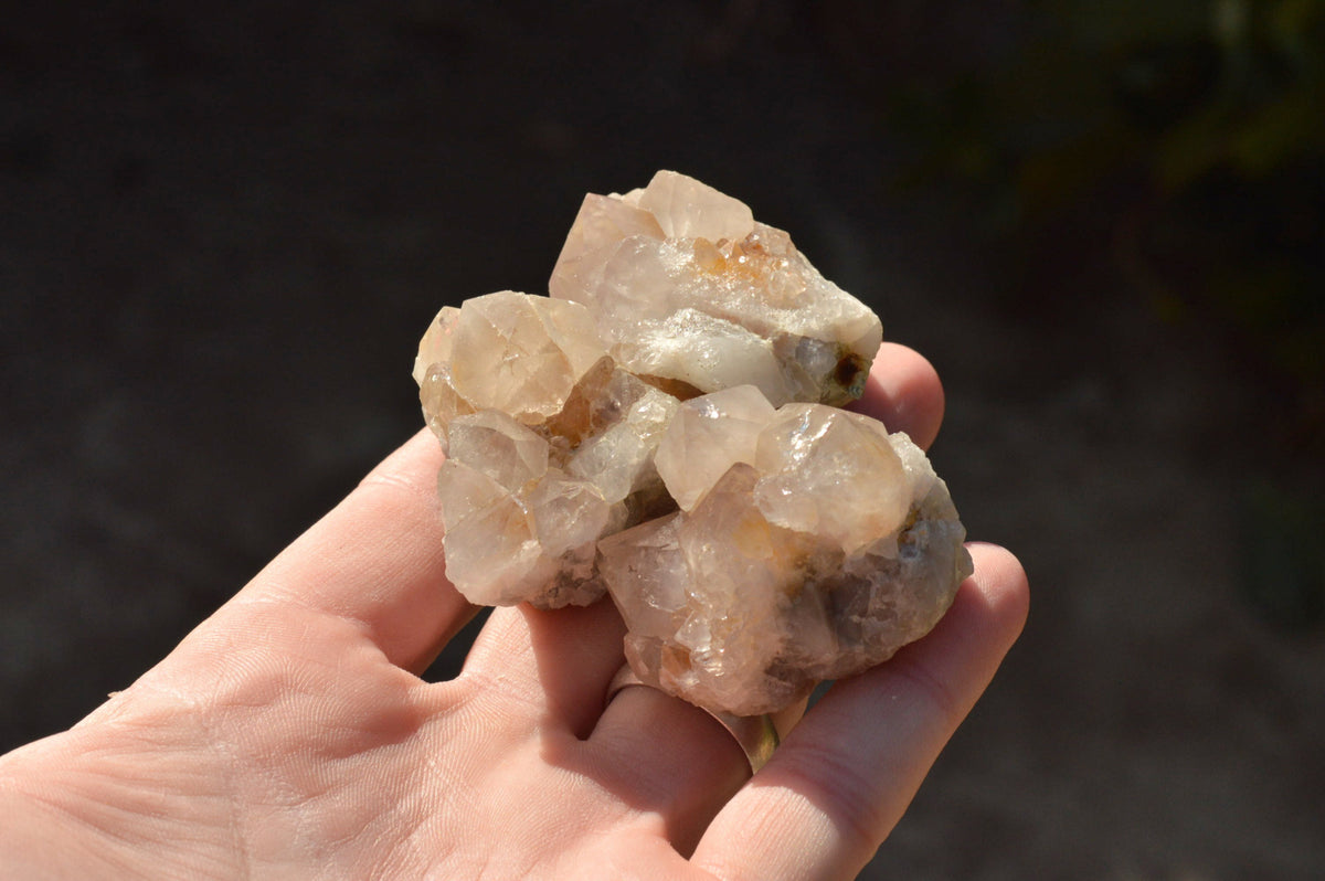 Natural Small Spirit Quartz Clusters x 35 From Southern Africa - TopRock