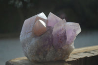 Natural Jacaranda Amethyst Clusters  x 2 From Zambia - Toprock Gemstones and Minerals