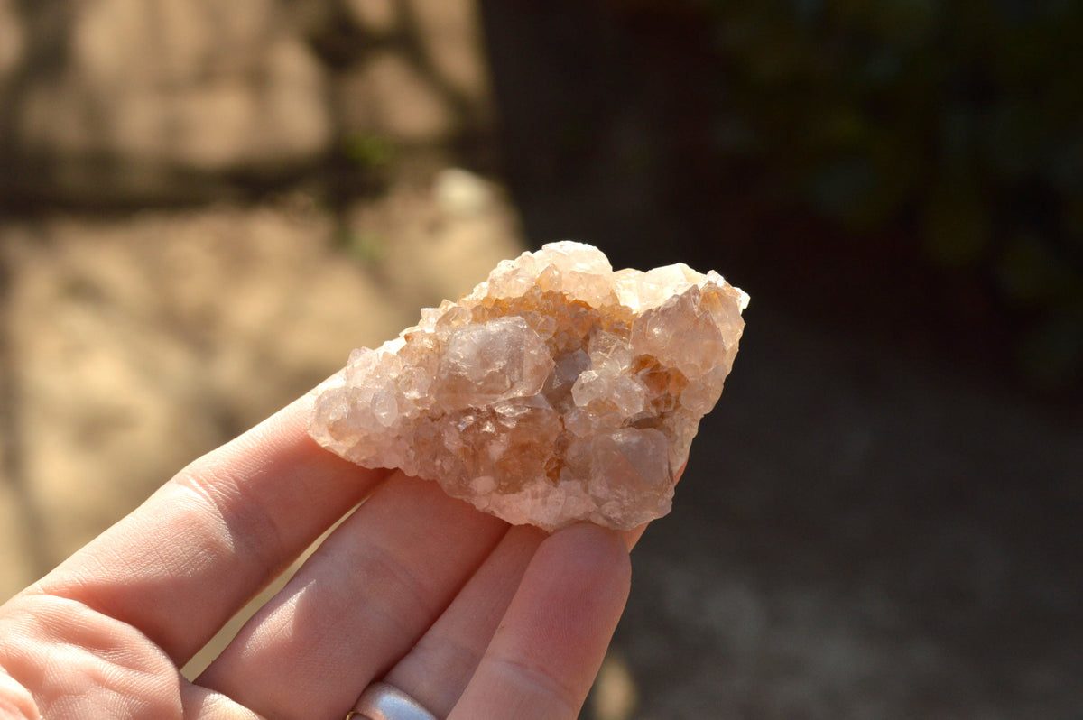Natural Small Spirit Quartz Clusters x 35 From Southern Africa - TopRock