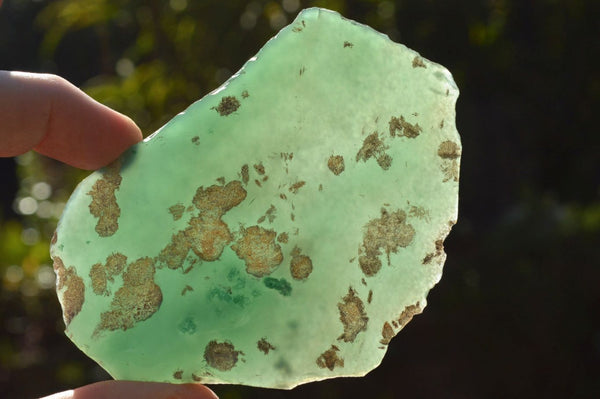 Polished Emerald Green Mtorolite Plates (Half Polished) x 12 From Zimbabwe - TopRock