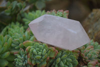 Polished Gemmy Double Terminated Rose Quartz Points x 6 From Antsirabe, Madagascar - Toprock Gemstones and Minerals