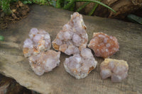 Natural Spirit Amethyst Quartz Clusters  x 6 From Boekenhouthoek, South Africa - Toprock Gemstones and Minerals