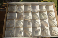 Polished Semi Optic Quartz Points x 24 From Madagascar - Toprock Gemstones and Minerals