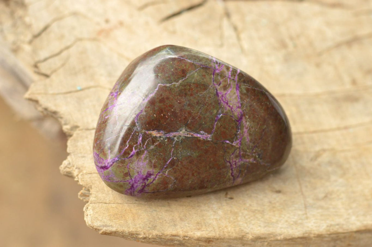 Polished Stichtite & Green Serpentine / Atlantisite Standing Free Forms x 6 From Barberton, South Africa - TopRock