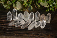 Polished Semi Optic Quartz Points x 24 From Madagascar - Toprock Gemstones and Minerals