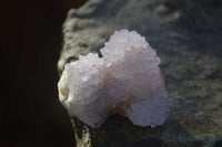 Natural Small Pale Lilac Spirit Quartz Clusters x 35 From Boekenhouthoek, South Africa - Toprock Gemstones and Minerals