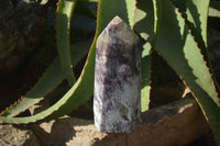 Polished Purple Lepidolite Points  x 2 From Madagascar - Toprock Gemstones and Minerals