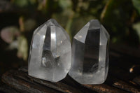 Polished Semi Optic Quartz Points x 24 From Madagascar - Toprock Gemstones and Minerals
