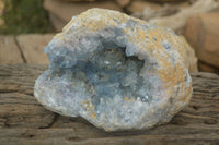Natural Blue Celestite Geode Specimen  x 1 From Sakoany, Madagascar - Toprock Gemstones and Minerals