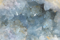 Natural Blue Celestite Geode Specimen  x 1 From Sakoany, Madagascar - Toprock Gemstones and Minerals