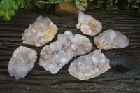Natural Spirit Amethyst Quartz Clusters  x 6 From Boekenhouthoek, South Africa - Toprock Gemstones and Minerals
