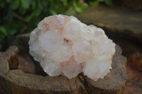 Natural White Spirit Cactus Quartz Clusters  x 2 From Boekenhouthoek, South Africa - Toprock Gemstones and Minerals