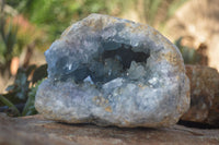Natural Blue Celestite Geode Specimen  x 1 From Sakoany, Madagascar - Toprock Gemstones and Minerals