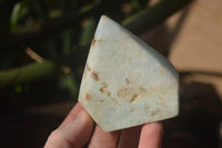 Polished Rare Blue Smithsonite Aragonite Points x 6 From Congo - Toprock Gemstones and Minerals