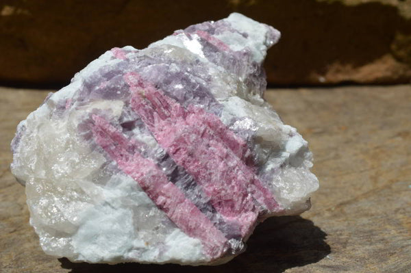 Natural Pink Rubellite Tourmaline Crystals In Schist x 6 From Karibib, Namibia - TopRock