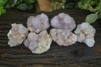 Natural Spirit Amethyst Quartz Clusters  x 6 From Boekenhouthoek, South Africa - Toprock Gemstones and Minerals