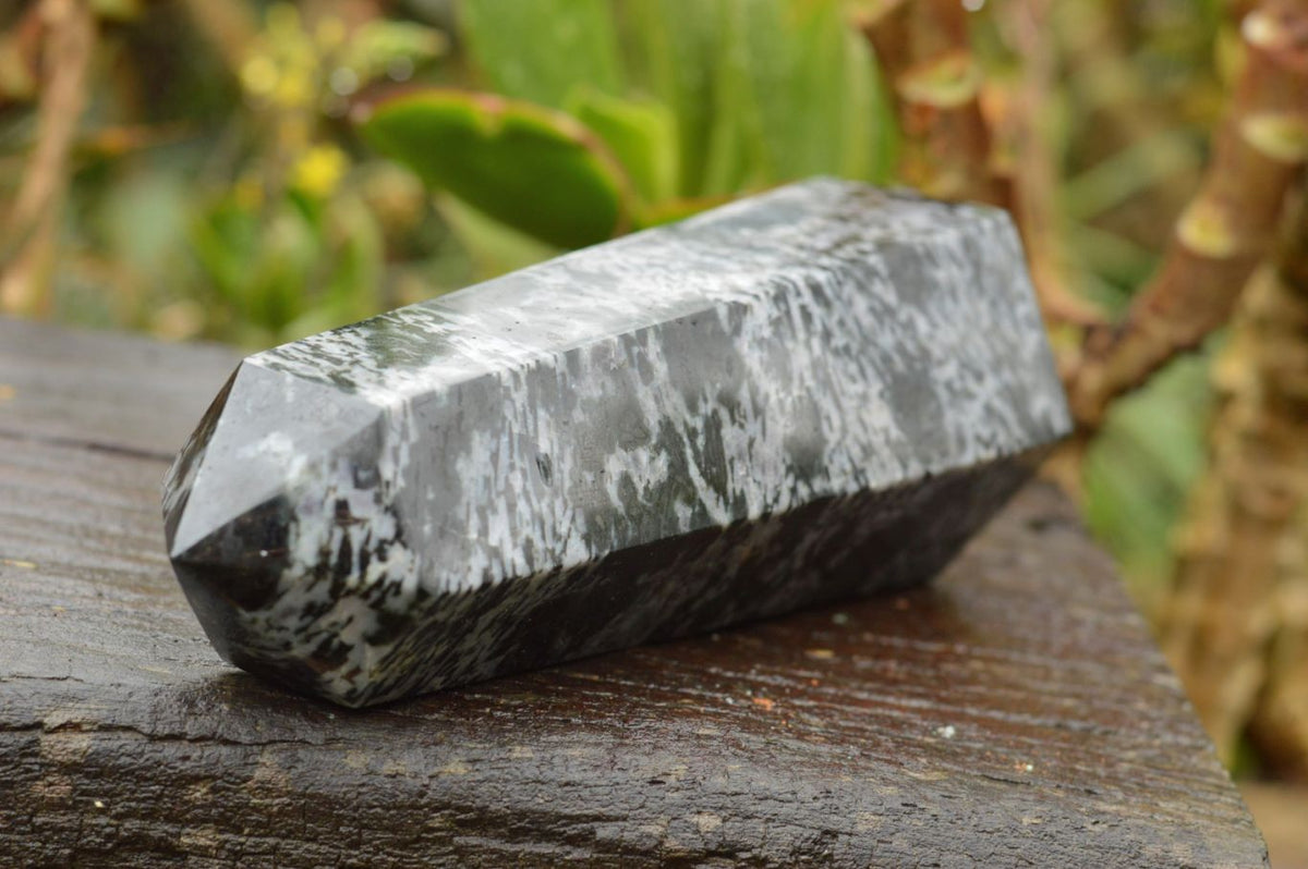 Polished Groovy Merlinite / Gabbro Point x 1 From Ambatondrazaka, Madagascar - TopRock