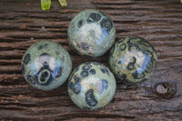 Polished Stromatolite / Kambamba Jasper Spheres  x 4 From Madagascar - Toprock Gemstones and Minerals