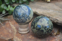 Polished Stromatolite / Kambamba Jasper Spheres  x 4 From Madagascar - Toprock Gemstones and Minerals