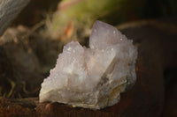 Natural Pale Lilac Spirit Quartz Clusters x 12 From Boekenhouthoek, South Africa - Toprock Gemstones and Minerals