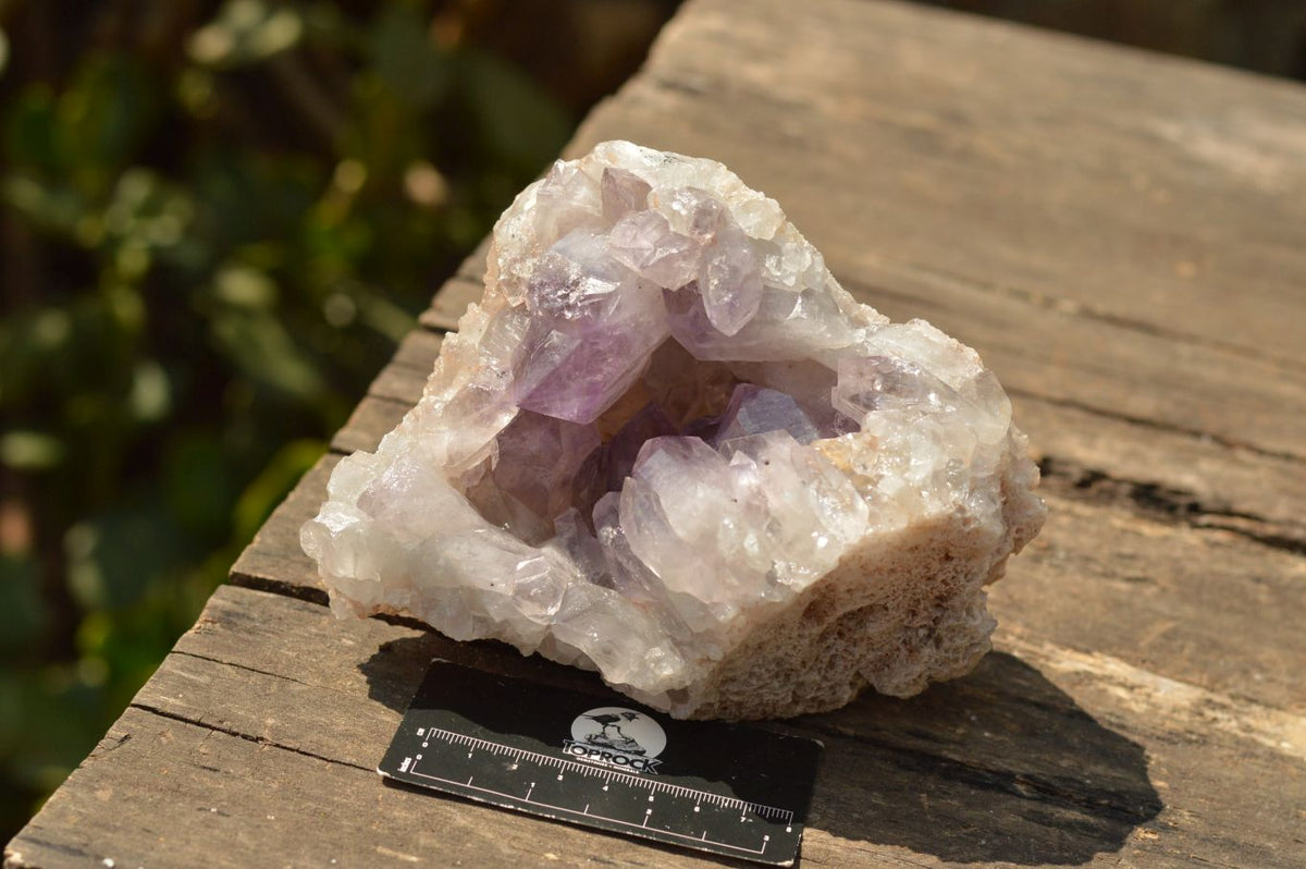 Natural Jacaranda Amethyst Quartz Clusters x 2 From Mumbwa, Zambia - TopRock