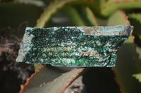 Natural Drusy Coated Chrysocolla & Malachite Dolomite Specimens x 7 From Congo - Toprock Gemstones and Minerals