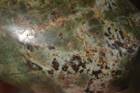 Polished Green Chrysoprase Standing Free Forms  x 2 From Ambatondrazaka, Madagascar - Toprock Gemstones and Minerals