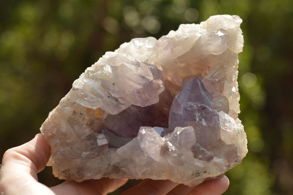 Natural Jacaranda Amethyst Quartz Clusters x 2 From Mumbwa, Zambia - TopRock