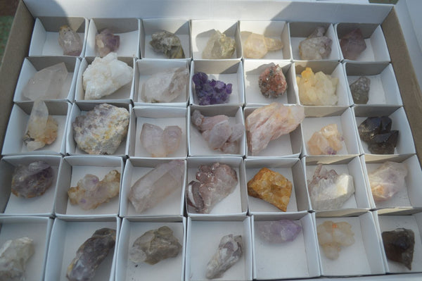 Natural Lovely Mixed Selection Of Quartz Specimens  x 35 From Southern Africa