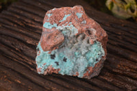 Natural Drusy Coated Chrysocolla Dolomite Specimens x 3 From Congo - Toprock Gemstones and Minerals