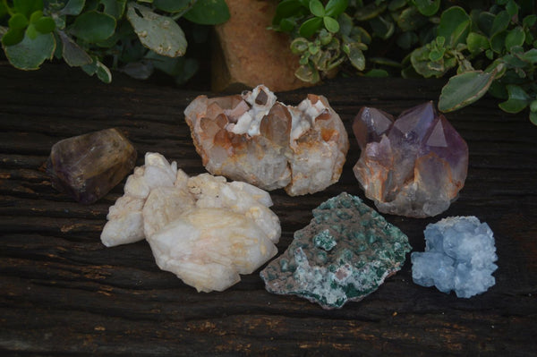 Natural Lovely Mixed Selection Of Minerals  x 6 From Southern Africa - Toprock Gemstones and Minerals 