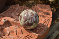Polished Small & Medium Sized Pink Tourmaline Rubellite Spheres  x 4 From Madagascar - TopRock